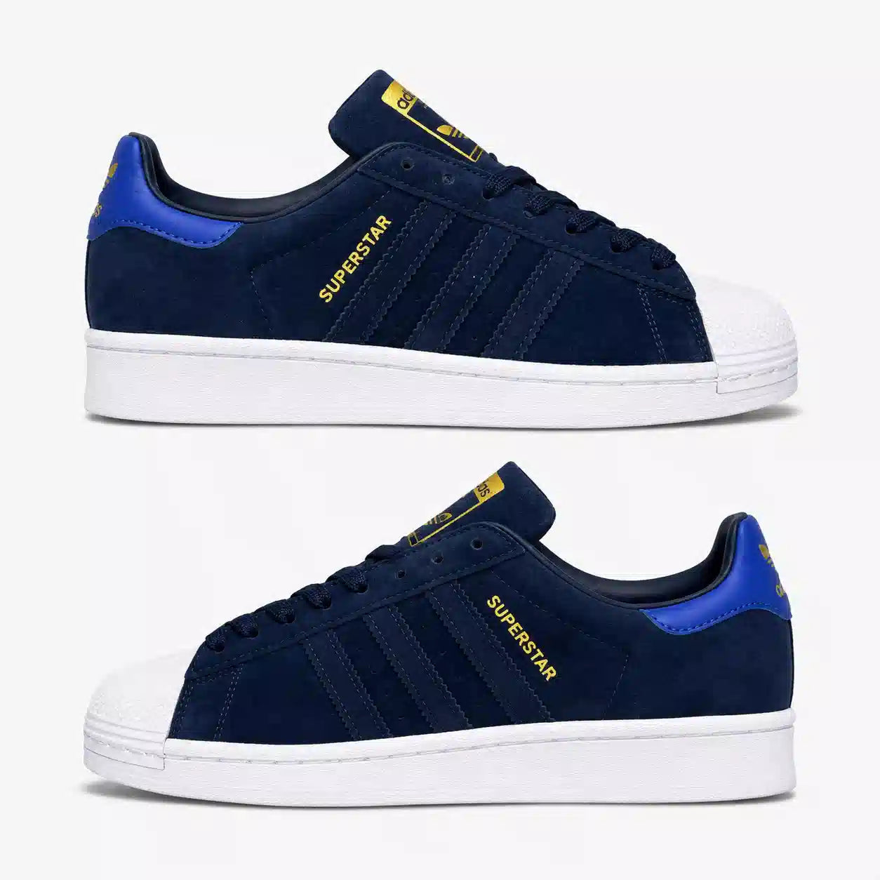 Addas Superstar Navy suede